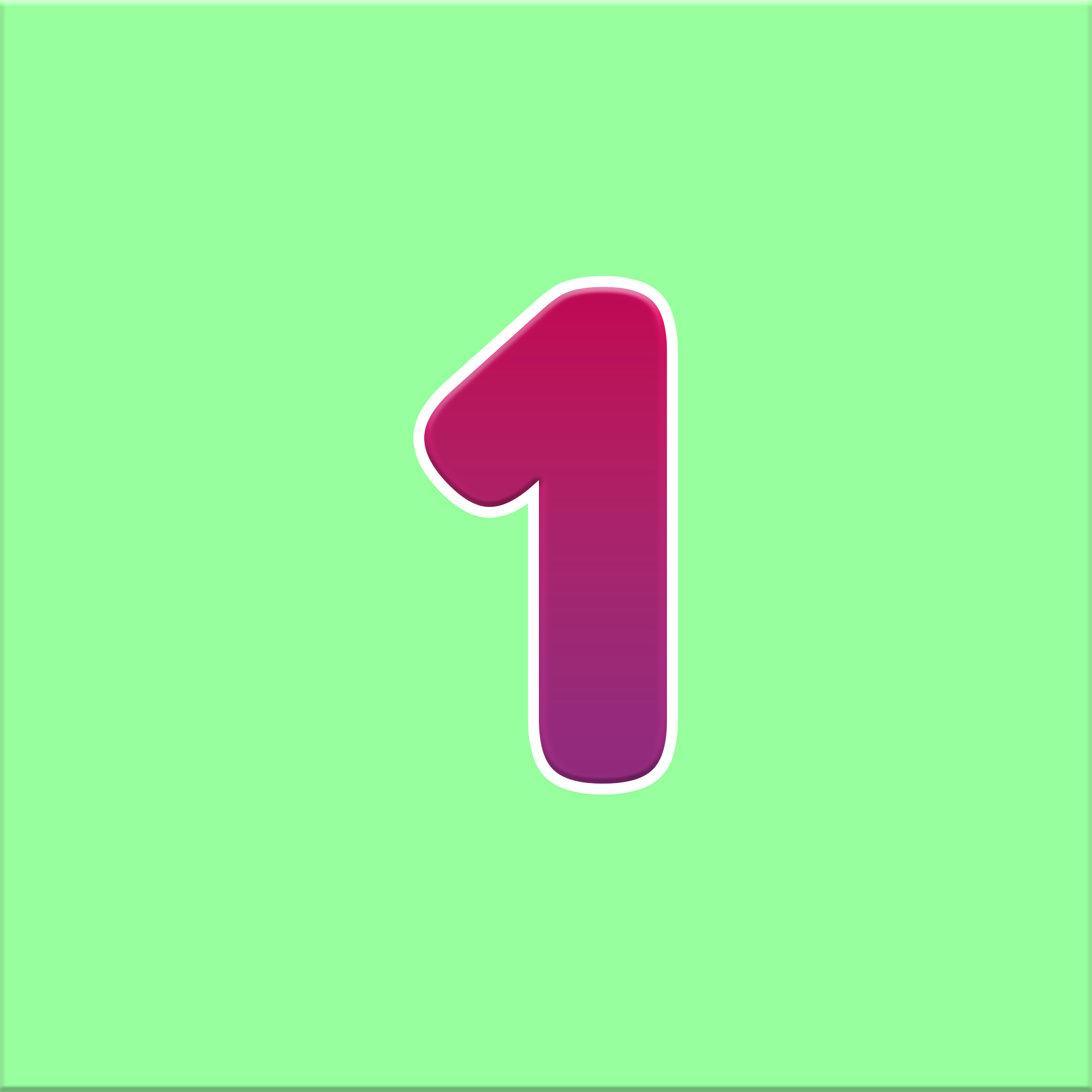 one